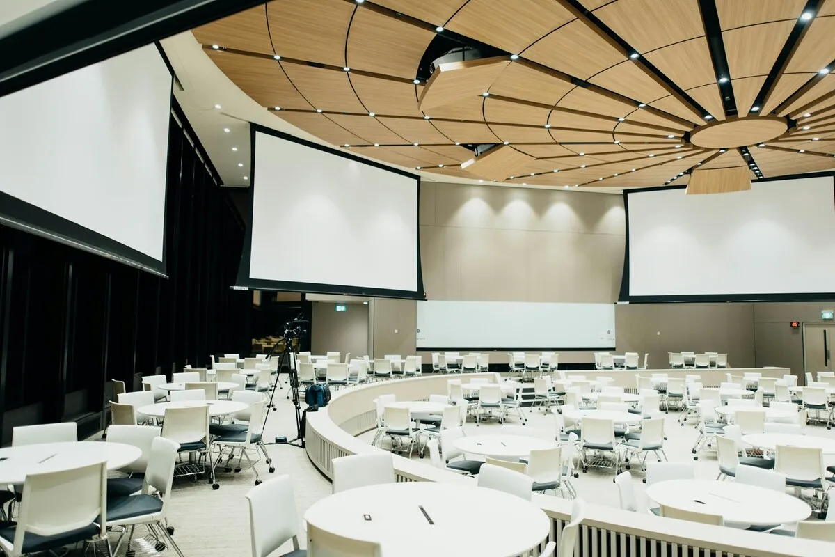 Sala predisposta per un percorso di formazione